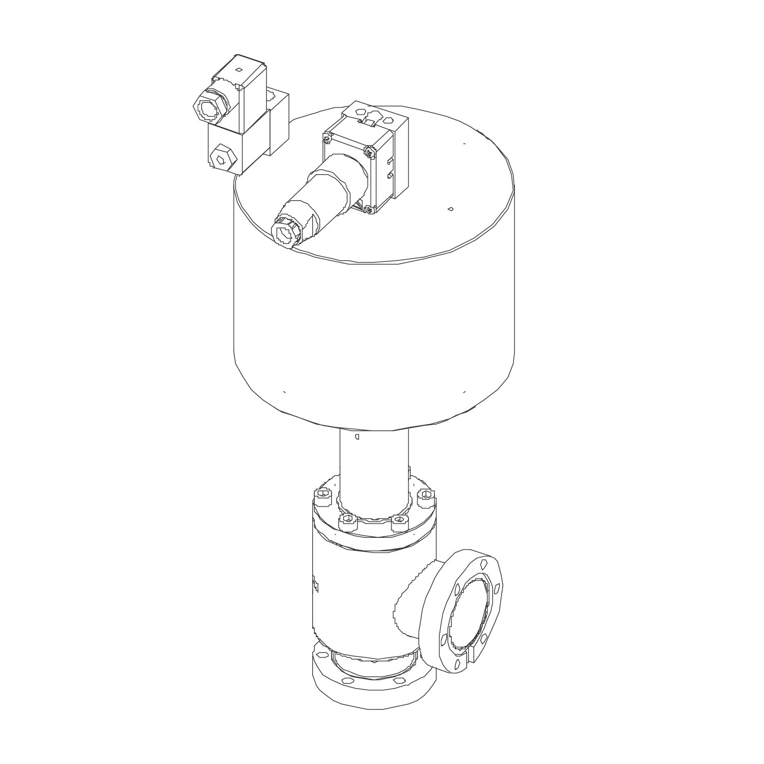 ITER Type 4 - UHV All-Metal Angle Valve