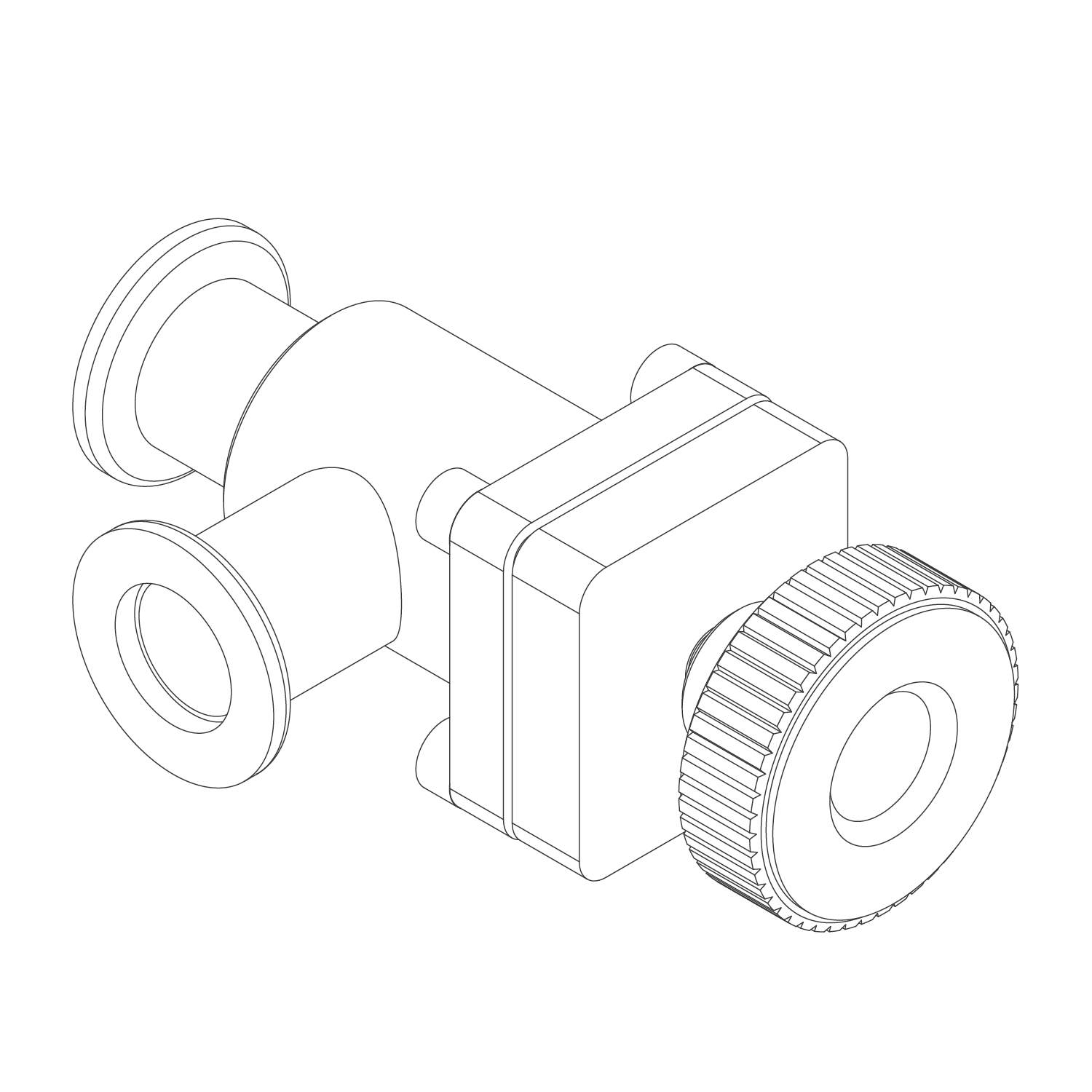 ITER Type 25 - 超高真空角阀